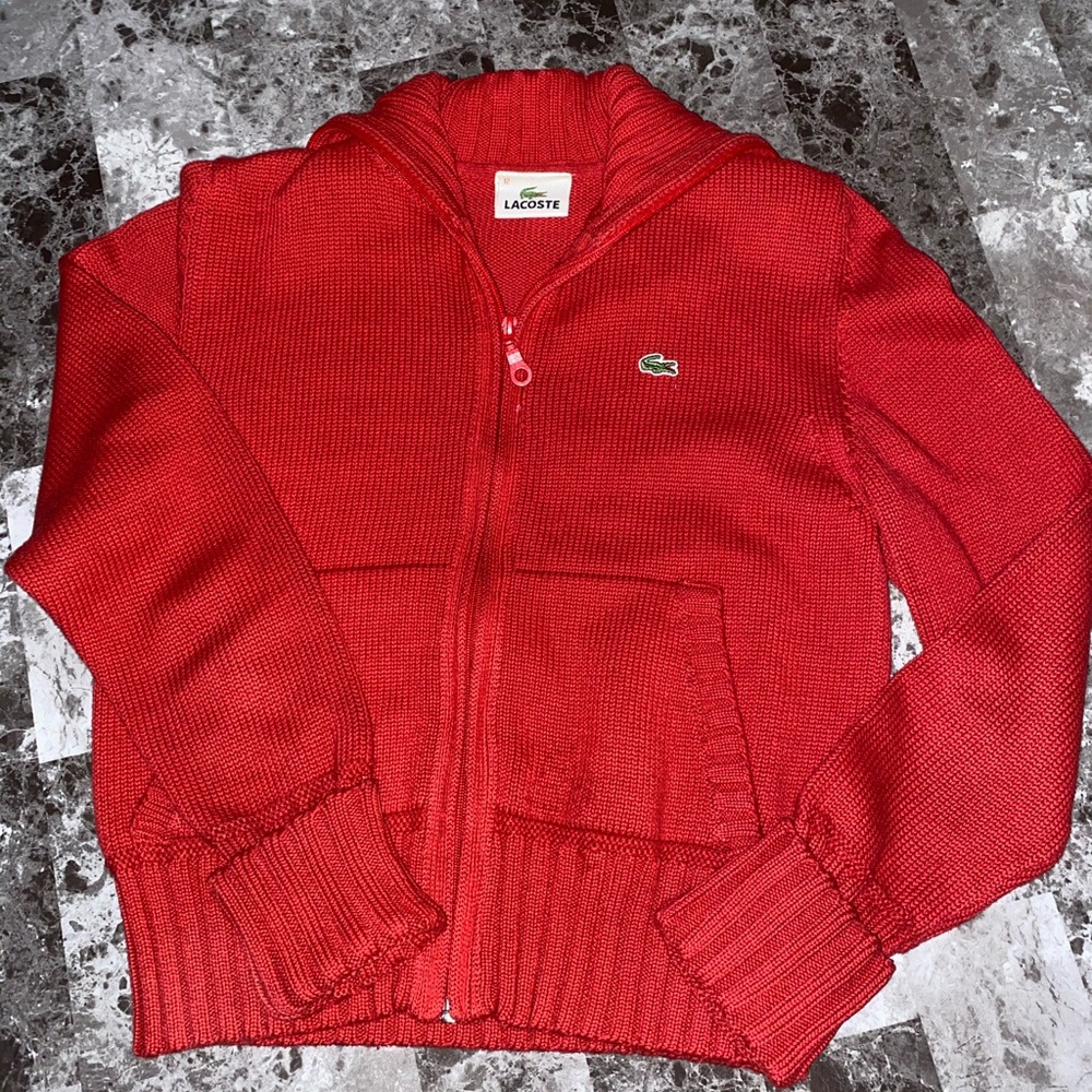 Like New Vintage Lacoste Zip Up Girls Sweater